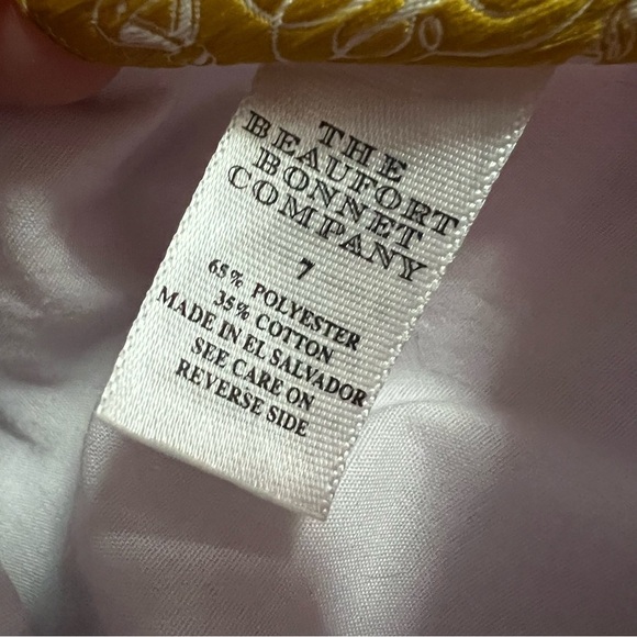 Annie Apron Dress Palm Beach Pink with Hamptons Hot Pink & Apple Applique 7 - Picture 4 of 5